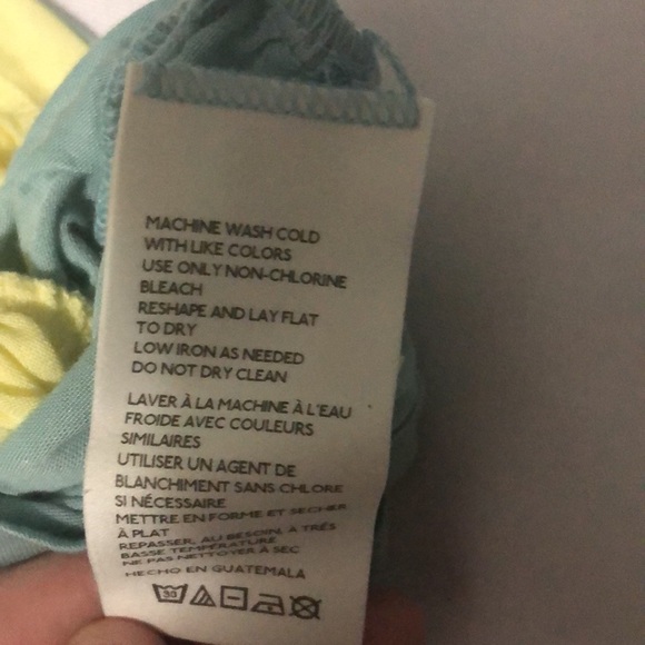 ❤️ L ❤️ NWT Anthro Reversible Ruched Tank Halter Keyhole Back Button - Picture 9 of 9